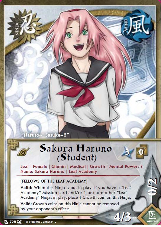 Sakura Haruno (Student) 728 UNCOMMON – Strictly Animez