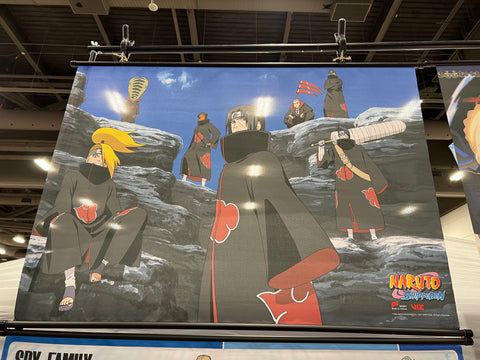 Naruto Shippuden Akatsuki Group Wall Scroll