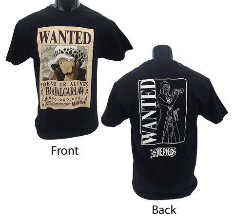 One Piece Law Trafalgar Wanted Shirt