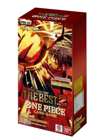BANDAI ONE Piece Card Game The Best Vol.2 (PRB-02) Booster Box (Japanese) - 10 Packs