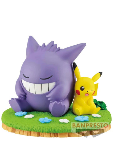 Pokémon - Relaxing time - Pikachu & Gengar - Figure