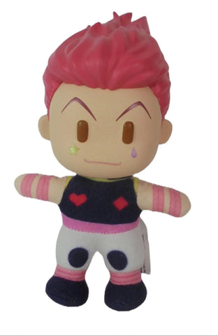 HUNTER X HUNTER- HISOKA HEAVENS ARENA COSTUME PLASTIC HEAD MOVABLE VER PLUSH 4.5"H
