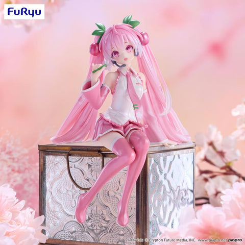 Vocaloid Sakura Miku (2024 Pearl Color Ver.) Noodle Stopper Figure