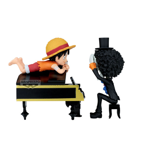 One Piece - Monkey D. Luffy & Brook World Collectable Log Stories Prize Figure Set