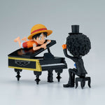 One Piece - Monkey D. Luffy & Brook World Collectable Log Stories Prize Figure Set