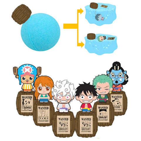 One piece bath bomb 
