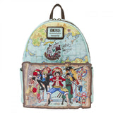 One Piece World Map Mini Backpack By Loungefly