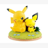Pokémon Relaxing Time Pichu & Pikachu Statue