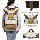 POKÉMON EEVEE ALL-OVER PRINT CHARACTERS 17" ADULT BACKPACK