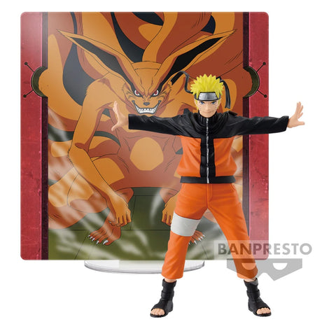 NARUTO SHIPPUDEN NARUTO AND KURAMA PANEL SPECTACLE FIGURE