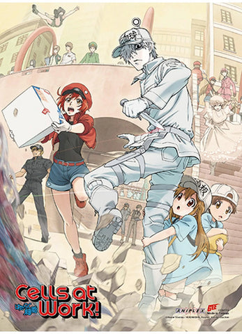 Cells At Work! - Key Art Small Wall Scroll