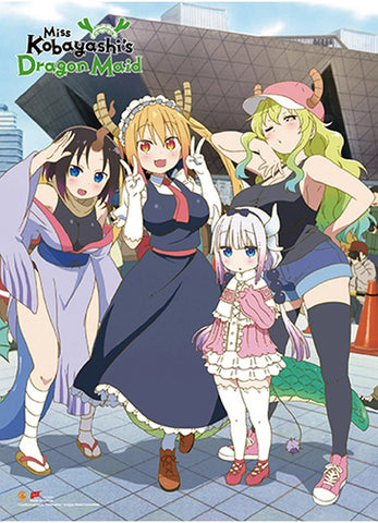 Miss Kobayashi's Dragon Maid S1 - Group Wall Scroll