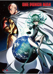 One Punch Man - Saitama & Tornado Wall Scroll