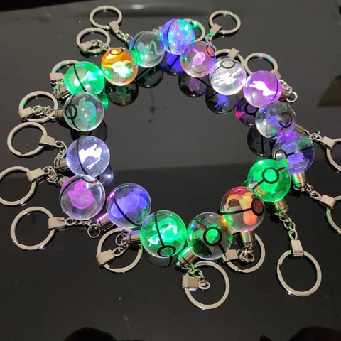 Poke Light Up Keychains