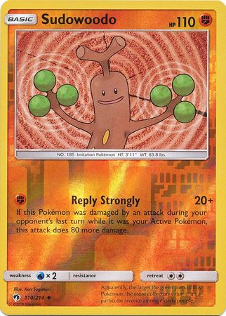 Sudowoodo 110/214 UNCOMMON REVERSE FOIL