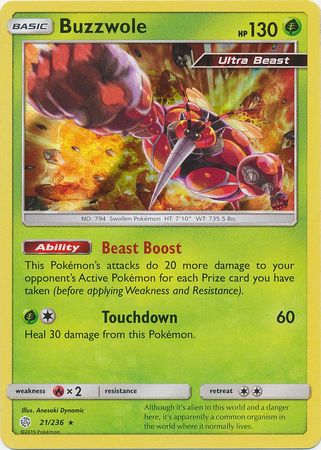 Buzzwole 21/236 HOLO RARE