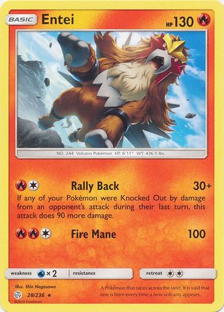 Entei 28/236 RARE