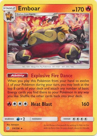 Emboar 33/236 RARE