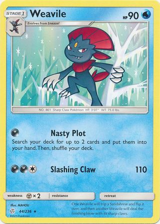 Weavile 44/236 RARE