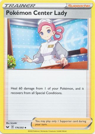 Pokemon Center Lady - 176/202 - Uncommon