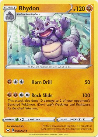 Rhydon - 98/202 - Uncommon