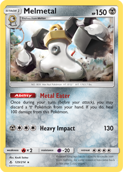 Melmetal 129/214 RARE