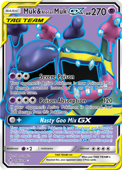 Muk & Alolan Muk GX 196/214 HOLO FOIL