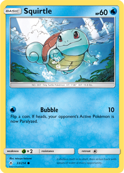 Squirtle 33/214 COMMON