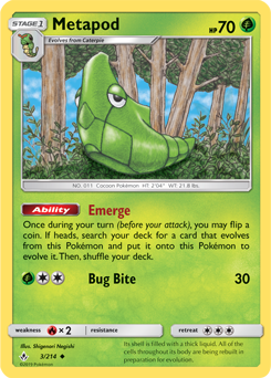 Metapod 3/214 UNCOMMON