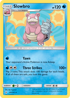 Slowbro 43/214 RARE