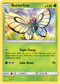 Butterfree 4/214 RARE