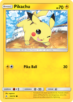 Pikachu 54/214 UNCOMMON