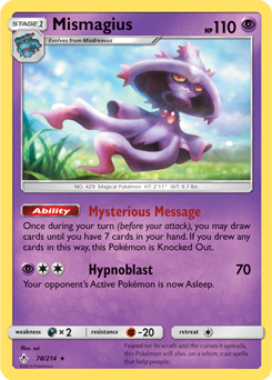 Mismagius 78/214 RARE
