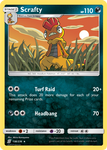 Scrafty 138/236 pokemon cards. 