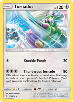 Tornadus 178/236 pokemon cards 