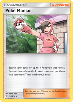 Poke Maniac 204/236 pokemon cards 