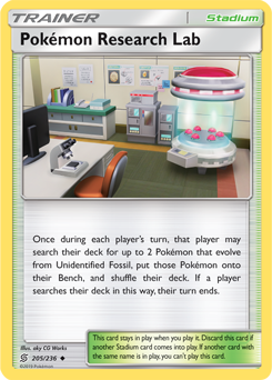 Pokemon Research Lab pokemon cards 