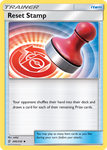 Reset Stamp 206/236 pokemon cards 