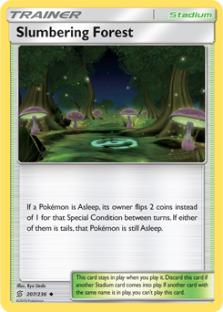 Slumbering Forest pokemon cards 