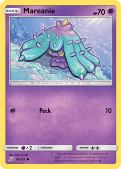 Mareanie 96/236 Pokemon cards 