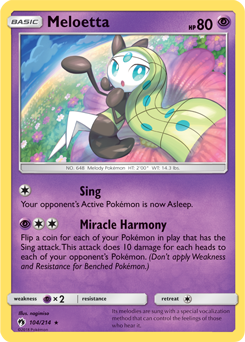 Meloetta 104/214 RARE