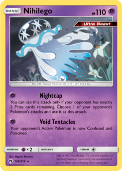 Nihilego 106/214 RARE FOIL