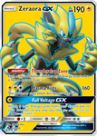 Zeraora GX 201/214 FULL ART FOIL RARE