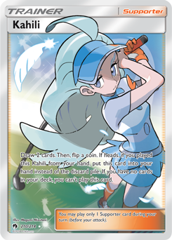 Kahili 210/214 FULL ART FOIL RARE