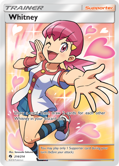 Whitney 214/214 FULL ART FOIL RARE