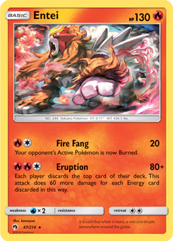 Entei 47/214 RARE