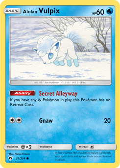 Alolan Vulpix 53/214 COMMON