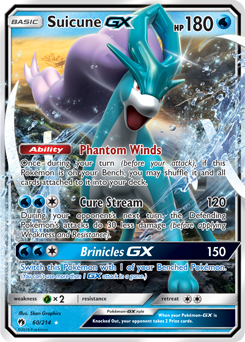 Suicune GX 60/214 FULL ART HOLO RARE