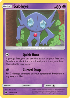 Sableye 96/214 UNCOMMON