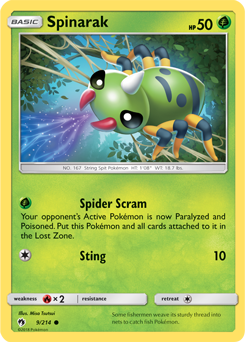 Spinarak 9/214 COMMON